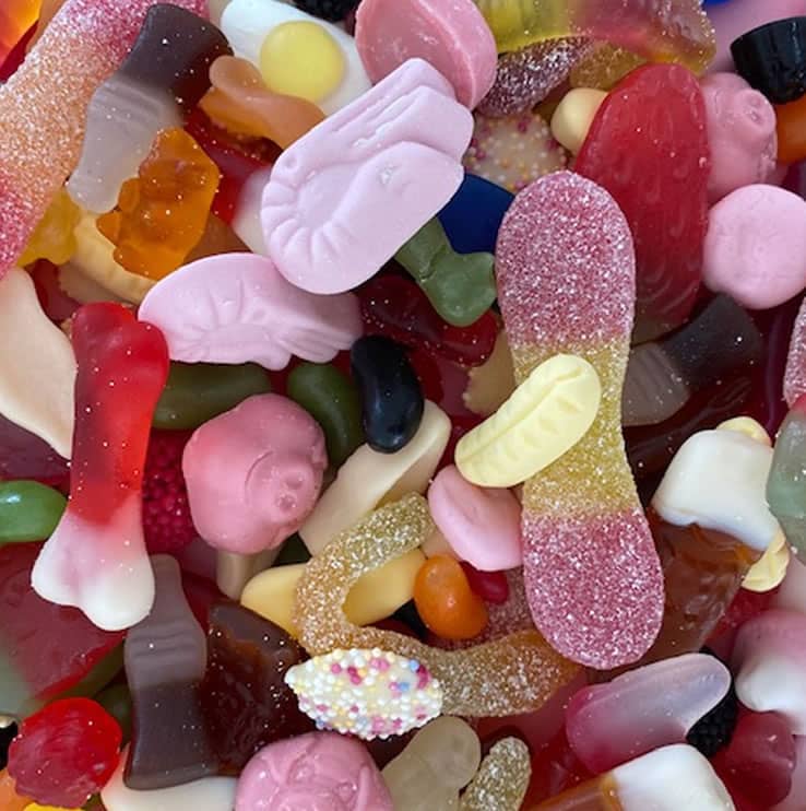 What is the most popular pick and mix sweet?