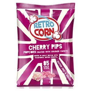 cherry pips flavoured popcorn