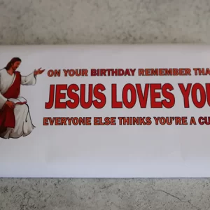 Candy Collections Rude Chocolate Bars with Jesus Design